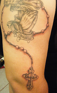 Cross Tattoos Rosary