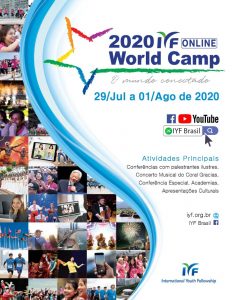 International Youth Fellowship - IYF – rompe fronteiras e realizará evento online para jovens