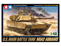 Tamiya 1/48 M1A2 ABRAMS U.S. MAIN BATTLE TANK (32592) English Color Guide & Paint Conversion Chart　