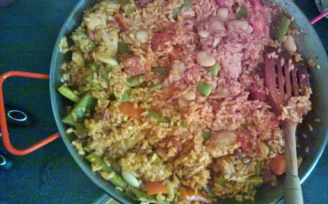 meat paella recipe