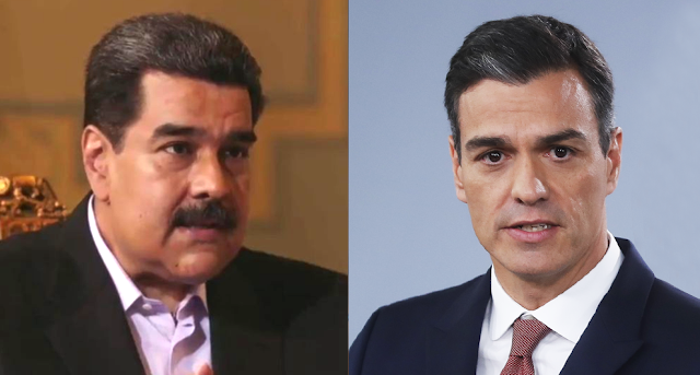 Maduro compara a Pedro Sánchez con Aznar por "arrodillarse" ante Trump