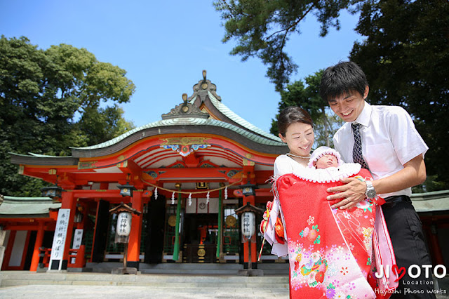 豊中稲荷神社お宮参り出張撮影