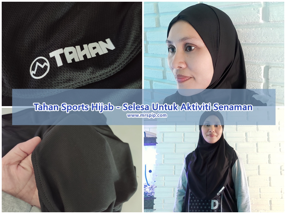 tahan sports hijab selesa untuk senaman