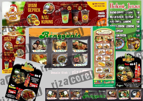 7 Desain Menu Makanan Keren