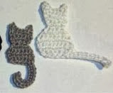 PATRON GRATIS APLIQUE GATO DE CROCHET 2738