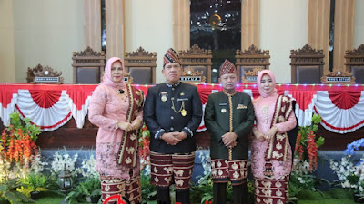 Bupati Dan Wakil Bupati Lampung Timur, Hadiri Acara Rapat Paripurna Digedung DPRD 