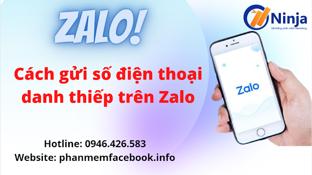 Cách gửi số điện thoại danh thiếp trên Zalo