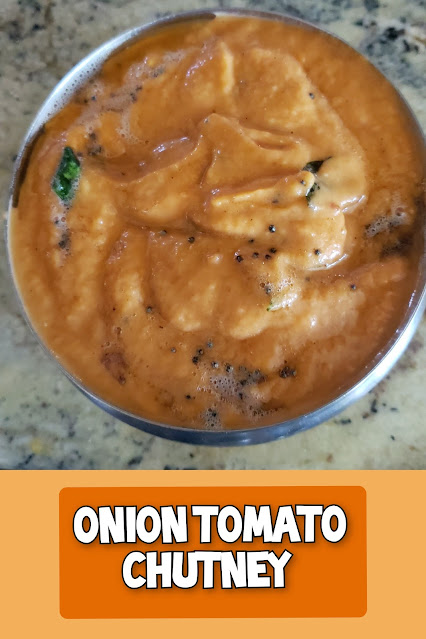 Onion tomato chutney
