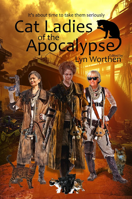 cat ladies book cover - badass post apocalyptic and dystopian heroines in regalia