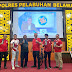 Nobar Semifinal AFC U23 Di Polres Pelabuhan Belawan Berlangsung Meriah