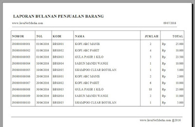 Membuat Laporan Bulanan Crystal Report Pada VB .Net 2010