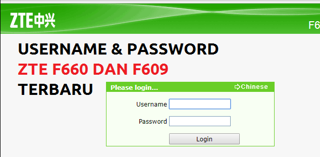 Inilah Username Dan Password Indihome Modem Zte F660 Dan F609 Untuk Sekarang - Lawyers Directory