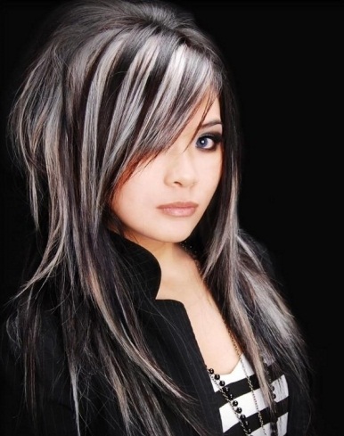 Black Hairstyles With Highlights 2014