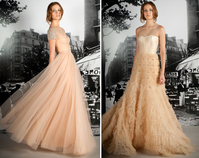  Wedding  Trends Blush  Wedding Dresses  Belle The Magazine