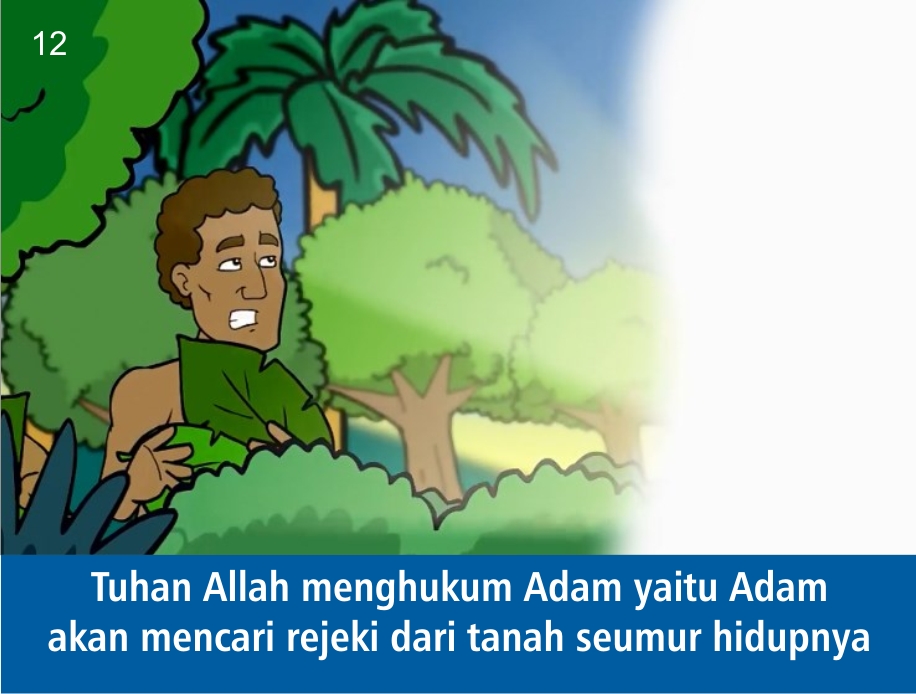 Komik Alkitab Anak ADAM DAN HAWA Dosa Pertama slide 