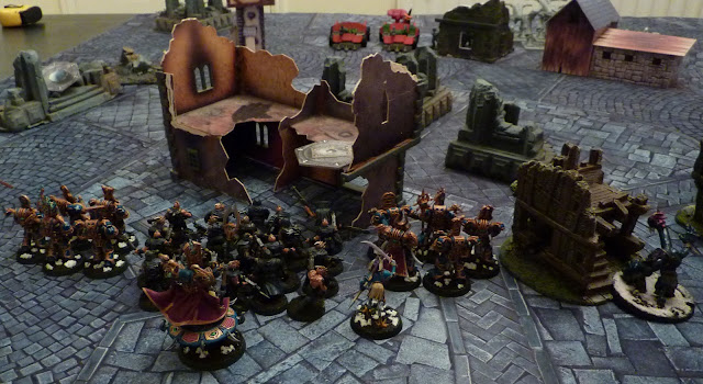 Warhammer 40k battle report - Cloak And Shadows - 1100 points - Sisters of Battle vs Thousand Sons.