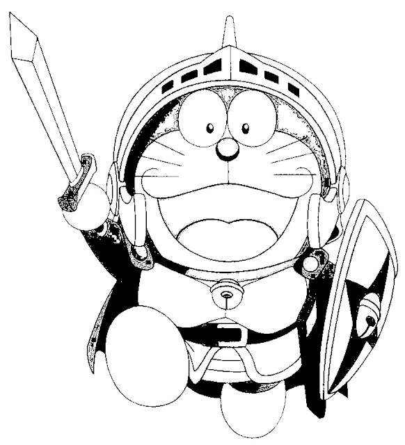 Doraemon 5 Gambar Mewarna