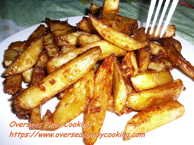 Caramel Kamote Fries Flavored with Cinnamon Recipe