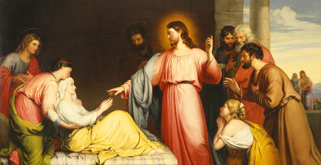 Christ healing Peter's mother-in-law