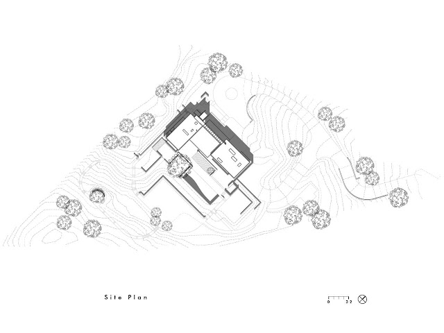 Site plan of the Oz House in Silicon Valley