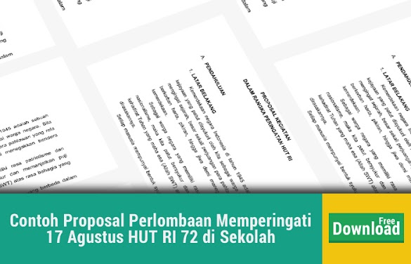 Contoh Ajuan Perlombaan 17 Agustus Hut Ri 72 Di Sekolah Pdf