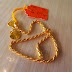 SOLD Rantai Tangan Pintal Padu 4.09g u80 18cm 0.2cm 
