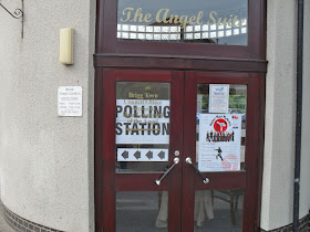 ELECTIONS 2019: One of the polling stations in Brigg - at the Angel Suite in the town centre