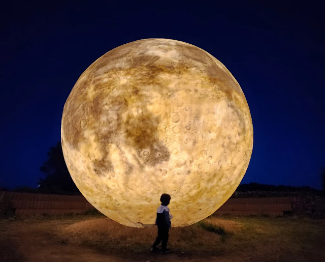 경포호수-야경-보름달-모형