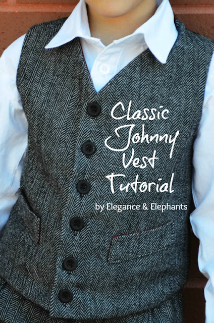 boys vest sewing tutorial