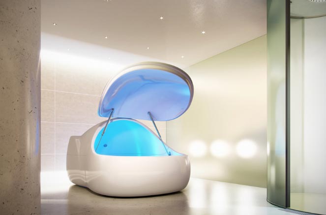 Futuristic Bathroom Design Idea