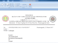 Contoh Surat Undangan Resmi TK/PAUD 