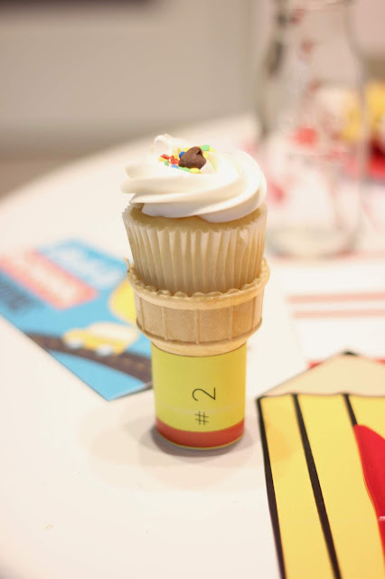 Back to School Breakfast Pencil Cupcake