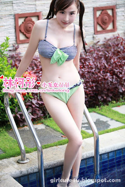 3 Summer fresh bikini-Linke Tong-very cute asian girl-girlcute4u.blogspot.com