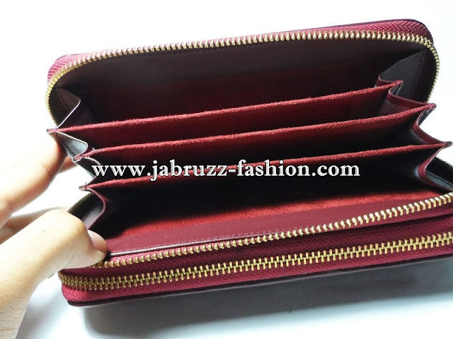  Dompet Wanita Kulit Ikan Pari Exclusive - Merah Maroon