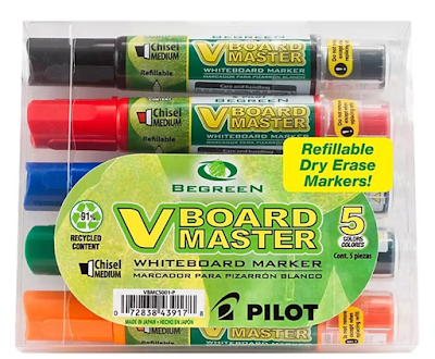 refillable dry erase markers