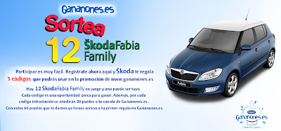 premio automovil Škoda Fabia Young paquete Family concurso Gananones danone y volkswagen-audi España 2011