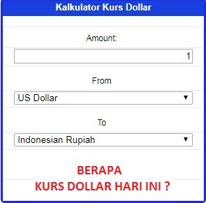 Kurs Dollar Hari Ini