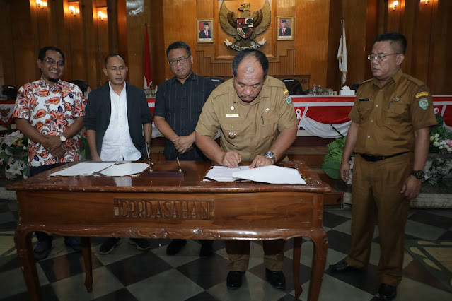 DPRD bersama Pemkab Asahan Sepakat Ranperda Perubahan APBD TA 2022 Dijadikan Perda