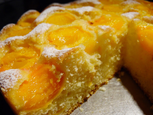 gâteau moelleux rapide et facile à l'abricot
