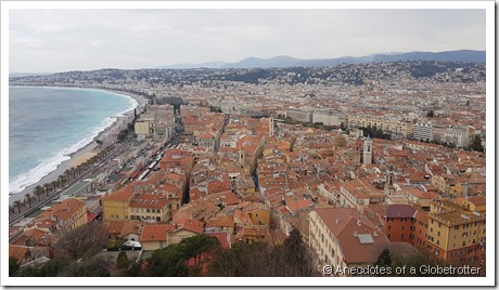 View of Nice from Chateau
