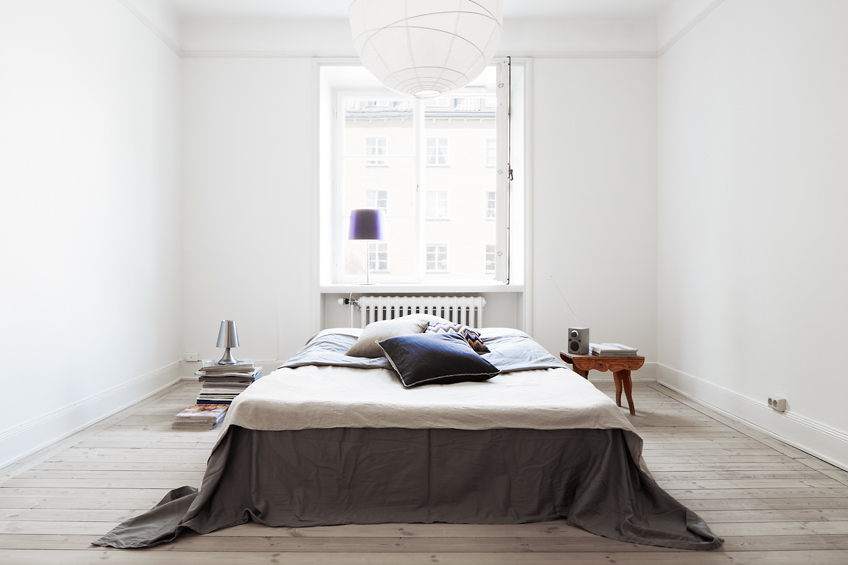 inspiration board | minimal + modern bedroom