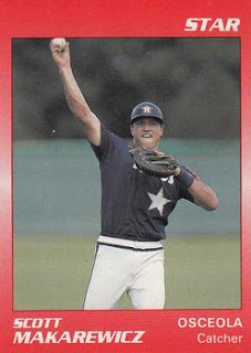 Scott Makarewicz 1990 Osceola Astros card