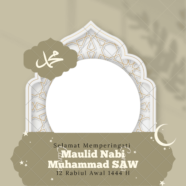 Link Twibbonize Maulid Nabi Muhammad SAW 12 Rabiul Awal 1444 H - 8 Oktober 2022 id: mmcradit