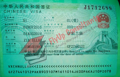 china student visa