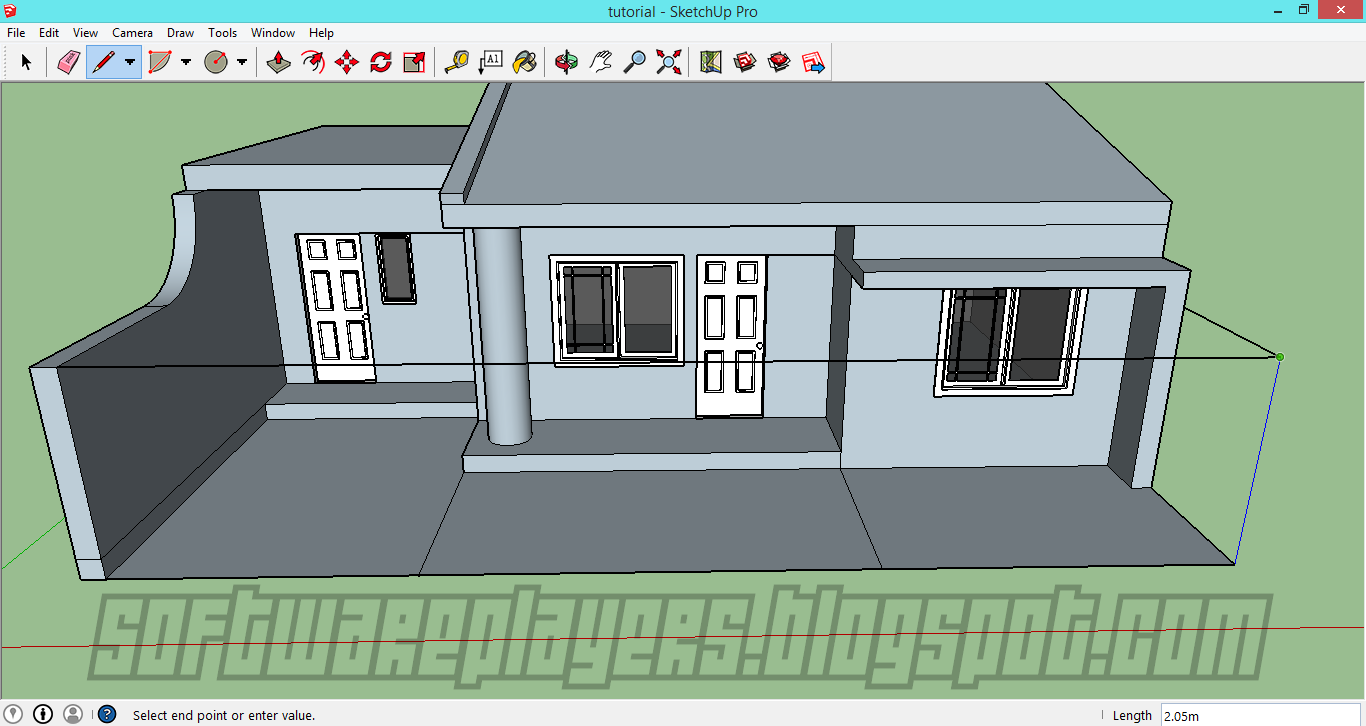 Download Rumah Minimalis Sketchup - Desain rumah sketchup your blog 