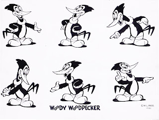 Cartoons, Model Sheets, & Stuff: Woody Woodpecker