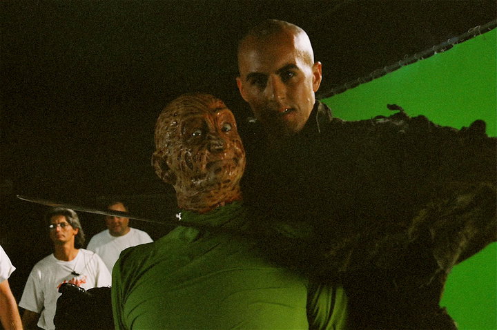 Behind The Scenes Images With Douglas Tait On 'Freddy vs Jason'