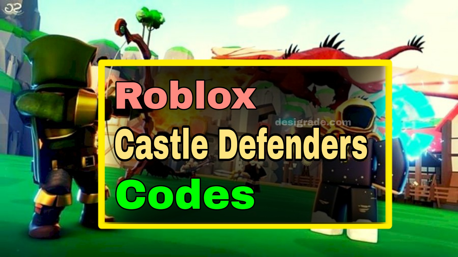 Castle Defenders Codes Roblox January 2021 Latest Codes Desi Grade - roblox castle defenders codes