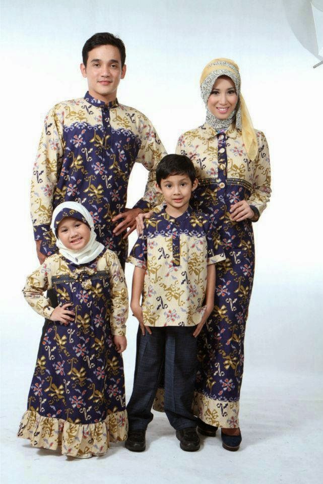 10 Contoh Model  Baju  Batik Muslim  Anak  Terbaik Insfirasi 