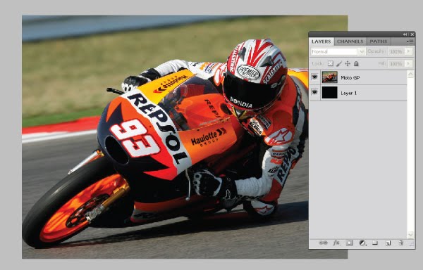 Efek Speed Lighting di Photoshop